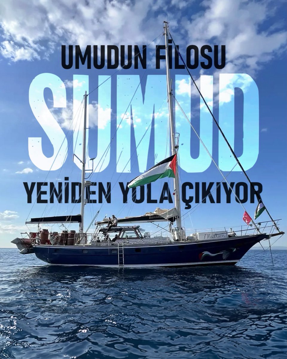 Sumud Filosu yeniden yola çıktı.

Öncelikle herkesin bilmesi gereken husus şudur: Sumud, Gazze halkının ve direnişinin direkt talebi üzerine, ezici çoğunluğu Müslümanlardan ve onların ezici çoğunluğu da Türklerden oluşan devasa bir ekip tarafından organize edilmektedir.