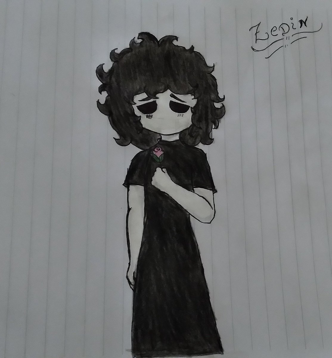 Finamente a vontade de desenhar passou, só precisei desenar no tradicional 🎉🎉  <a href="/Zedonho/">Zedin</a>
#ZedinArts