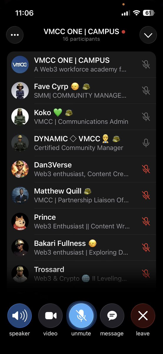 We are live on TG: t.me/vmcc_one