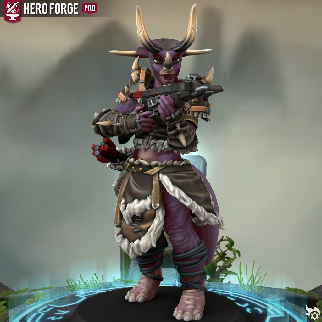 SapphySkies's tweet image. #HeroForge #Dinosaur #Anthro #Triceratops #Worrioress #DinoGirl #Fighter #Ceratopsian #FemaleAnthro #Oc #OriginalCharacter #AnthropomorphicDinosaur