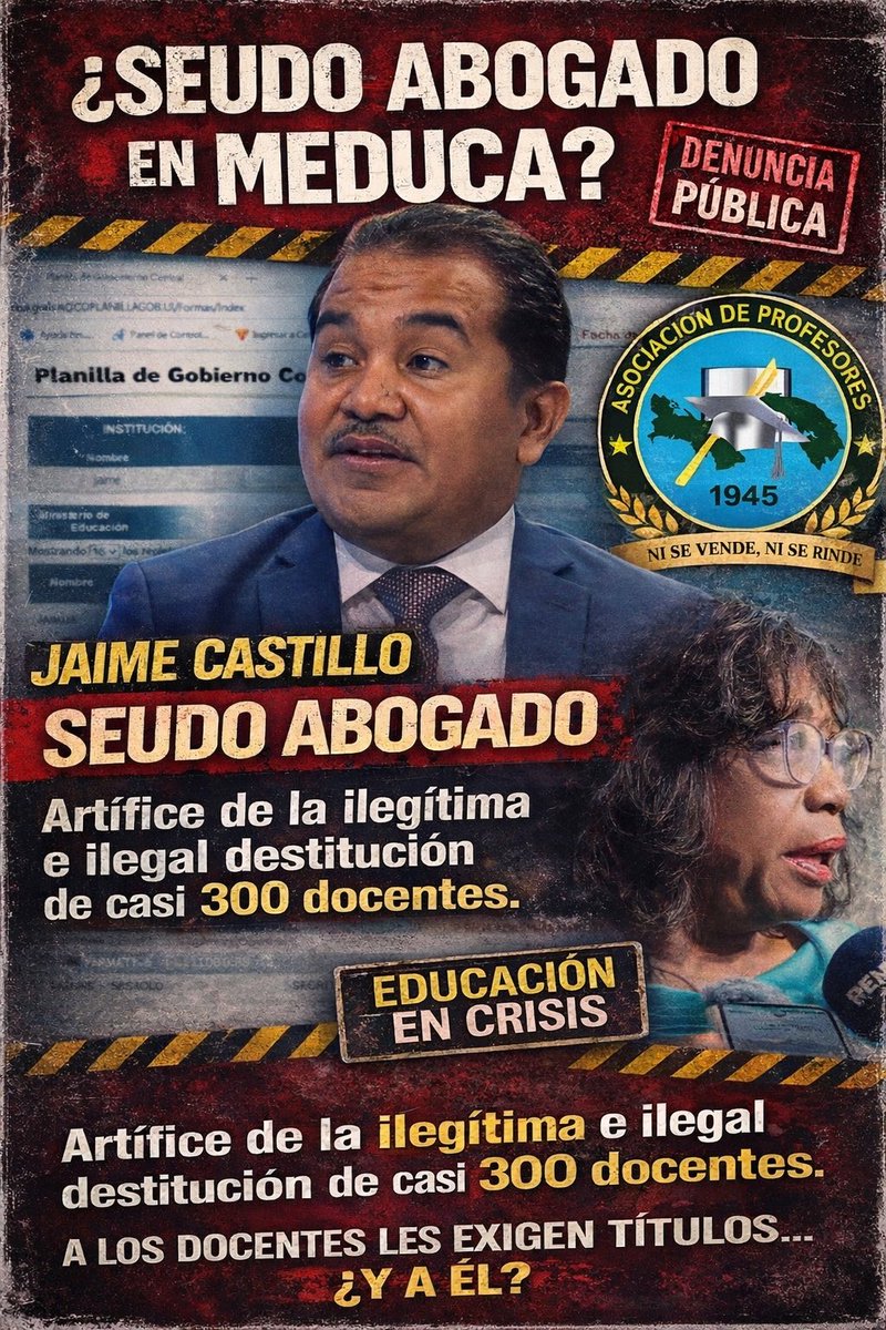Un ministerio corrupto, que se le exige a la población panameña.