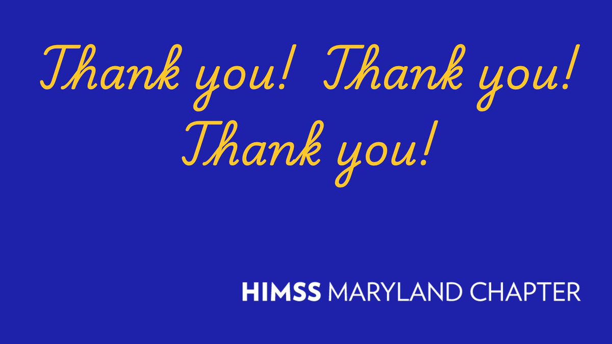MDHIMSS's tweet photo. That’s a wrap on the MD HIMSS Annual Conference. Thank you to our presenters, attendees, and sponsors for making it such a strong event.

We appreciate your time, insights, and support. Stay tuned for upcoming MD HIMSS events throughout the year!

@HIMSS #MDHIMSS https://t.co/UVubBTu6D9
