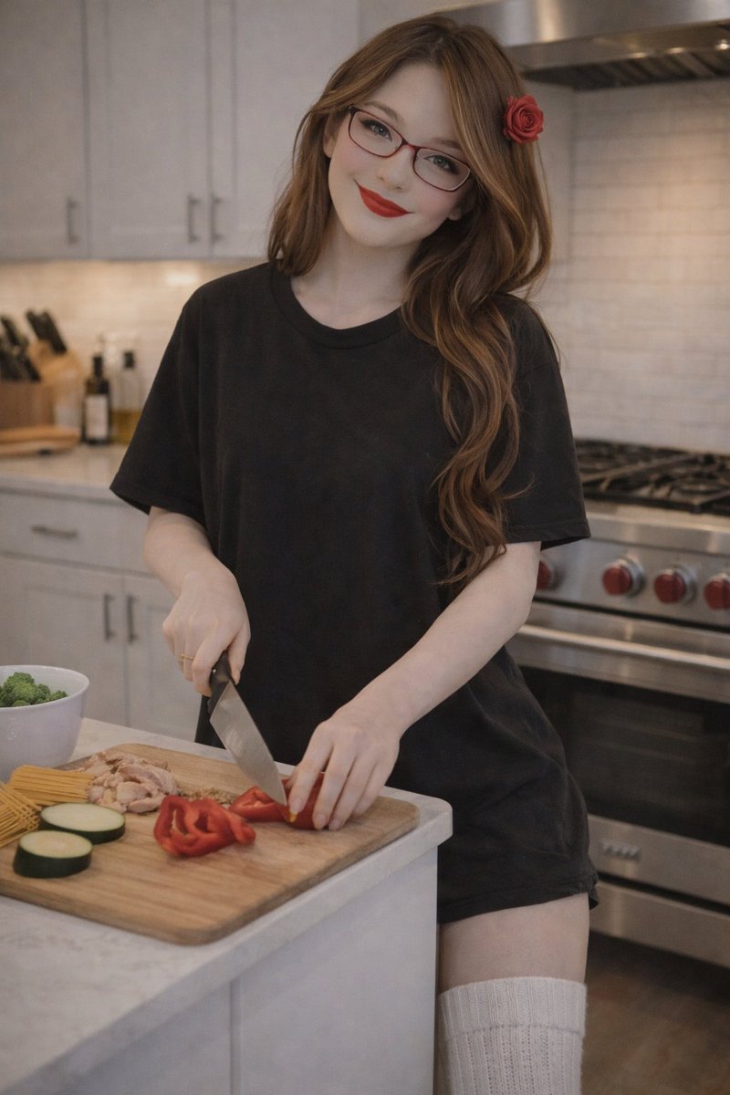 FemFurry69's tweet photo. Pov you come home and see me like this preping food whats your reaction and your next move? #femboy #femboycooking https://t.co/BYDEei3jCj