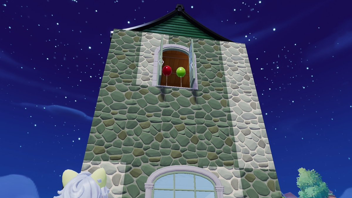 初めての共同建築で屋根とか窓とか付けてくれた！ありがとう！
気づいたらもうこんな時間wごめんよーw
おかげで豆腐ハウスの見映えがよくなりましたw
また一緒に建築しようねー！
 #ハートピア