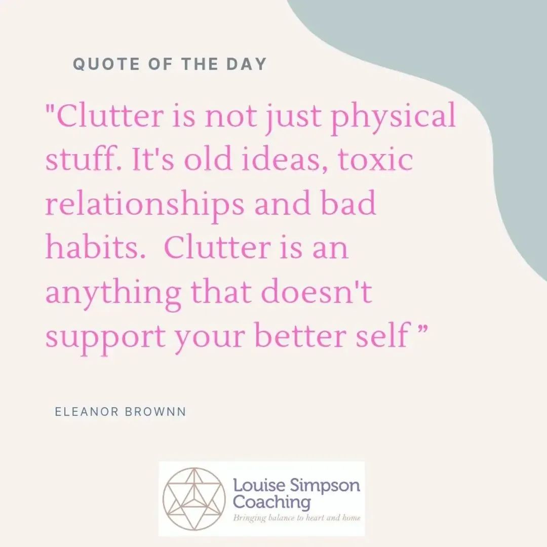 CoachingSimpson's tweet image. What type of clutter is holding you back?

#declutter #sortyourlifeout #calmthechaos