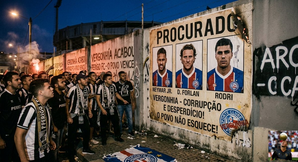 centralLockFc's tweet photo. Eles podem ter os craques e os milhões, mas o Perigo FC tem o povo e o ódio de quem foi esquecido. Não é só futebol, é um acerto de contas. A elite da costa vai descobrir que nenhum muro é alto o suficiente quando o ataque é total. 🏹💥
A caça começou. https://t.co/st5QAHh9t4