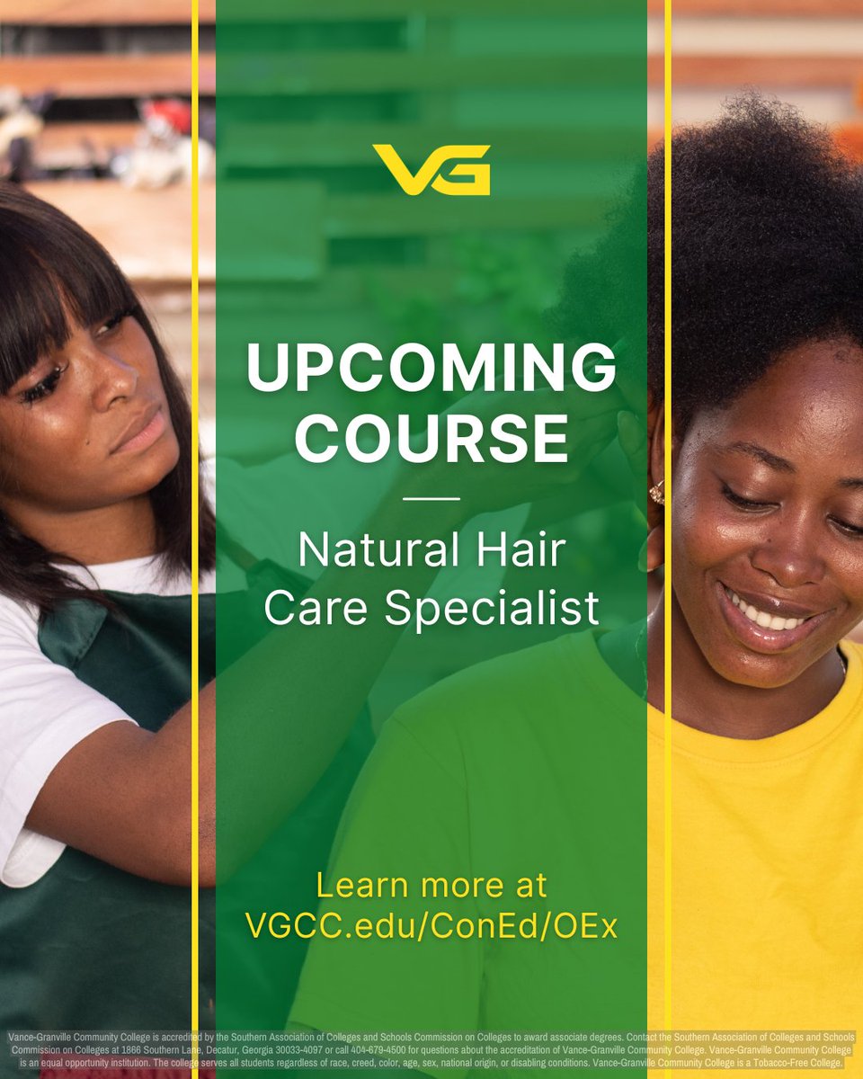 VanceGranville's tweet image. You don't have to wait to level up 📈 New Continuing Education courses start every month at VGCC, offering practical skills to support your career goals. Learn more at vgcc.edu/ce-highlights-…

#VGCC #YourCommunityYourCollege #ContinuingEducation #CareerDevelopment #WorkforceReady