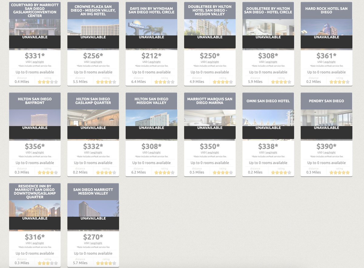 SD_Comic_Con's tweet image. Updated look at what's showing as unavailable #SDCC