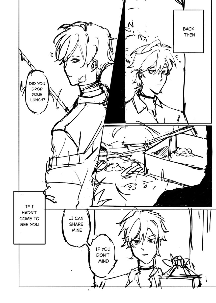 _26282's tweet image. boicest | frostpan sopfrost 
cw// implied bullying 
read right to left 

an unhappy highschool couple story