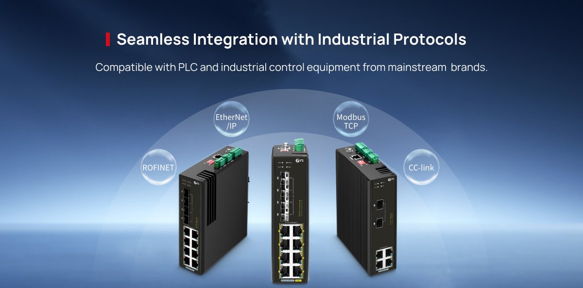 FScom_inc's tweet photo. Built for factory networks, FS IES3220 Series delivers reliable industrial access with Gigabit ports, fiber uplinks, and fast ring redundancy—ideal for equipment-layer and production line connectivity.
🔗 Discover more: https://t.co/MqxjP36BjS
#FSSwitch https://t.co/KP6wWUYat8