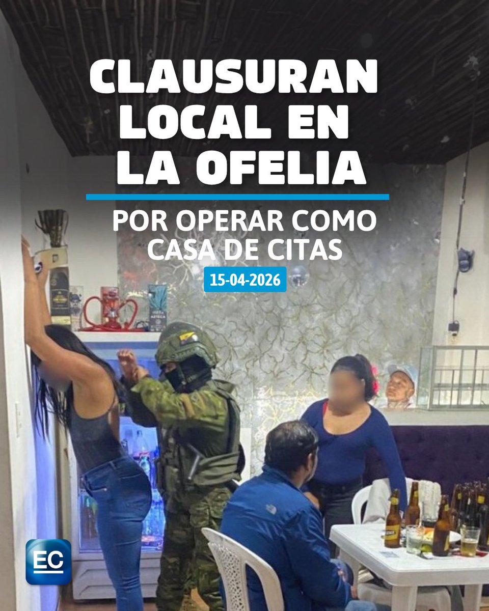 elcomerciocom's tweet image. ⟫ f.mtr.cool/iyrvcswqym |👮Autoridades detectaron drogas y uso de Telegram en casa de citas clandestina en #Quito