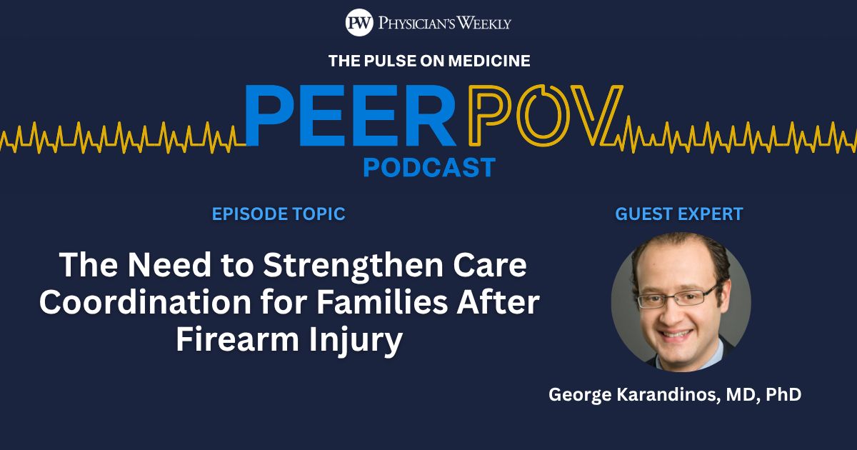 physicianswkly's tweet photo. 🚸Parental #firearm injury leaves a long shadow & kids feel it first.
Dr. Karandinos (@MassGeneralNews) discusses pediatric #MentalHealth fallout & the importance of tight clinician‑to‑clinician communication.
🎧️Tune in➡️ https://t.co/gpXULUqOVx
#EmergencyMed #ERDocs https://t.co/edQZ6NQ98U