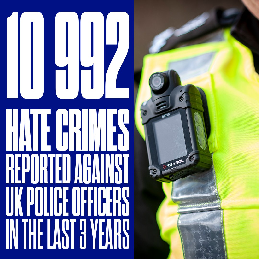 MPFed's tweet image. In the Metropolitan Police Force, there were a shocking 5,213 hate crimes committed against police officers in the last three years policeoracle.com/article-librar… #ProtectTheProtectors