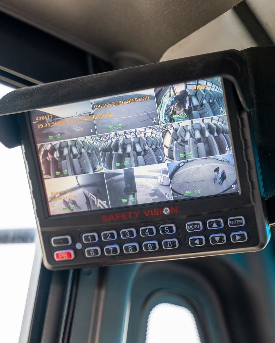 SafetyVision's tweet photo. Every angle tells part of the story.

With complete camera coverage from Safety Vision, school transportation teams get the visibility they need to respond faster, verify incidents, and operate with confidence. https://t.co/4L66bdcEHM