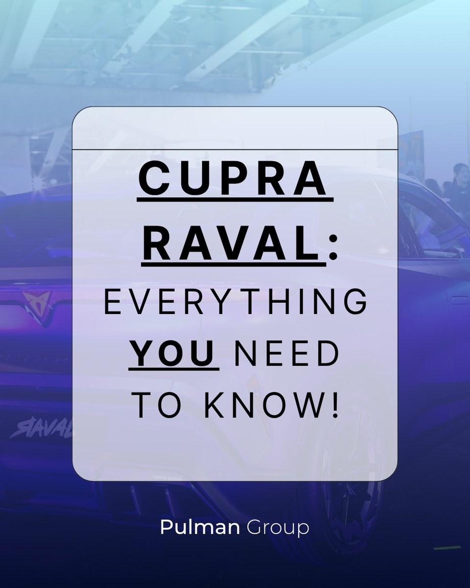 We got an exclusive first look at the all-new CUPRA RAVAL 🔥 All the ...