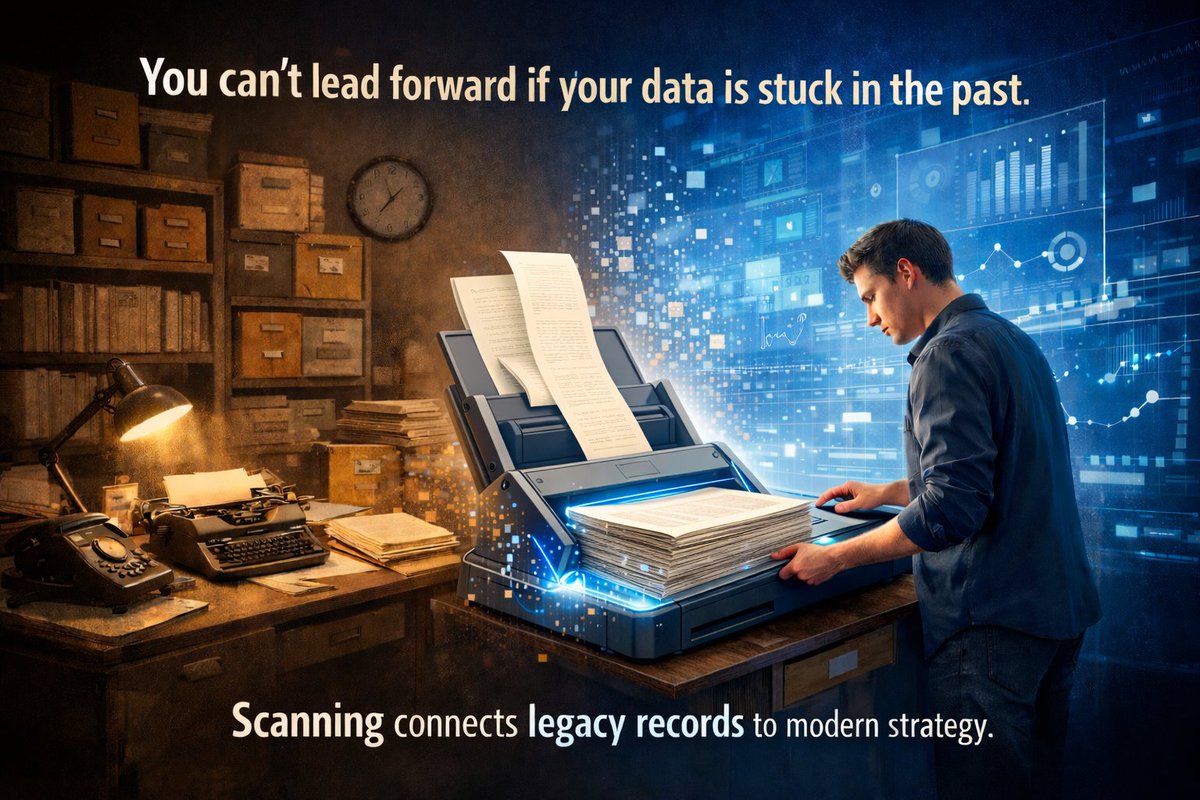 imagingoffice1's tweet photo. You can’t lead forward if your data is stuck in the past.

Scanning connects legacy records to modern strategy.

🔗 https://t.co/sIX4Zvxtjn

#DocumentScanning #DataContinuity #BusinessStrategy https://t.co/vzXwNfinDT