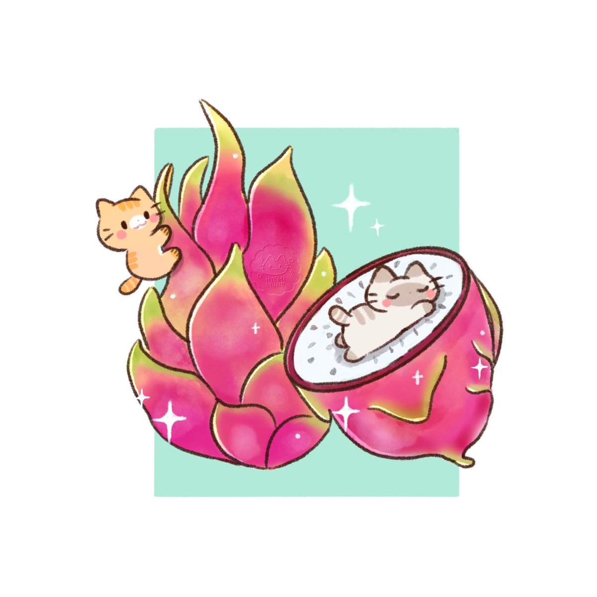 Dragonfruit kitties ❤️