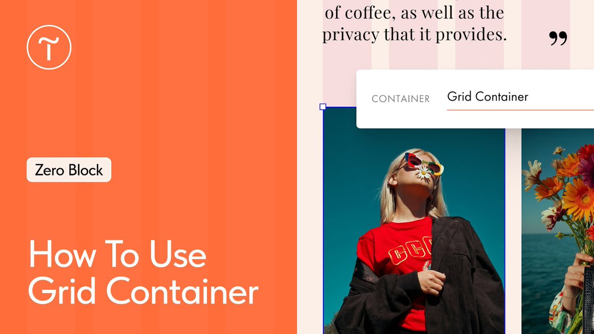 TildaPublishing's tweet photo. 🎥 New video tutorial: How To Use Grid Container In Tilda's Zero Block

Watch the tutorial to see how it works 👉 https://t.co/EYuhVwe0gT https://t.co/Om8cXo8Qfd