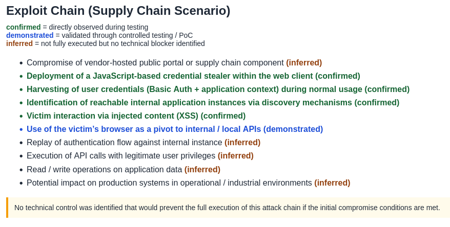 kmkz_security's tweet image. SaaS breach == direct #OT impact. &amp;gt; A real-world attack chain validated today on an engagement going from stolen credentials to production.
IT/OT security is inseparable.