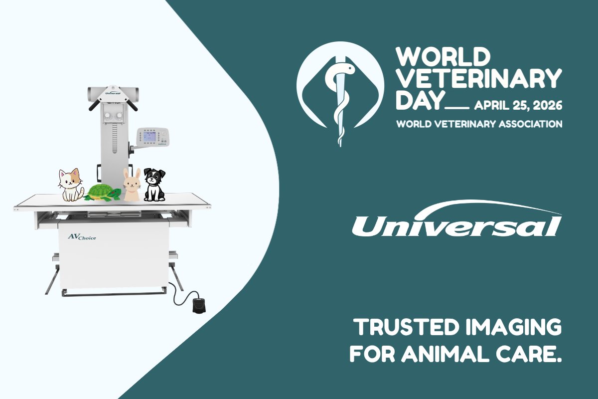 UMGDEL's tweet photo. Happy #WorldVeterinaryDay! Today we celebrate the vets and #animalcare teams who keep our furry, feathered and scaled friends healthy.

We’re proud to support them with imaging solutions like the Universal Veterinary System, built for faster, safer, and more reliable animal care. https://t.co/AoOBovcjDv