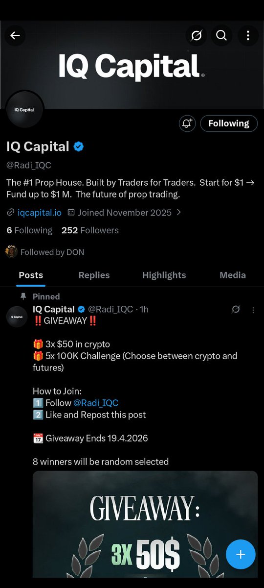 Darkman_aai's tweet photo. @Radi_IQC ✅ DONE
followed even before the giveaway ❤️ https://t.co/YBy5Q5wBUH
