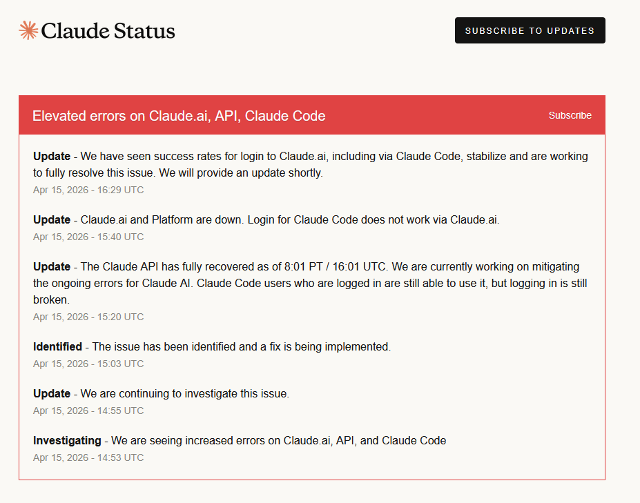 bearnacki's tweet photo. So Claude will code absolutely everything for you but only between 1 and 2 a.m. The rest of the time it’s down 😂 https://t.co/MQsbx5cg9f