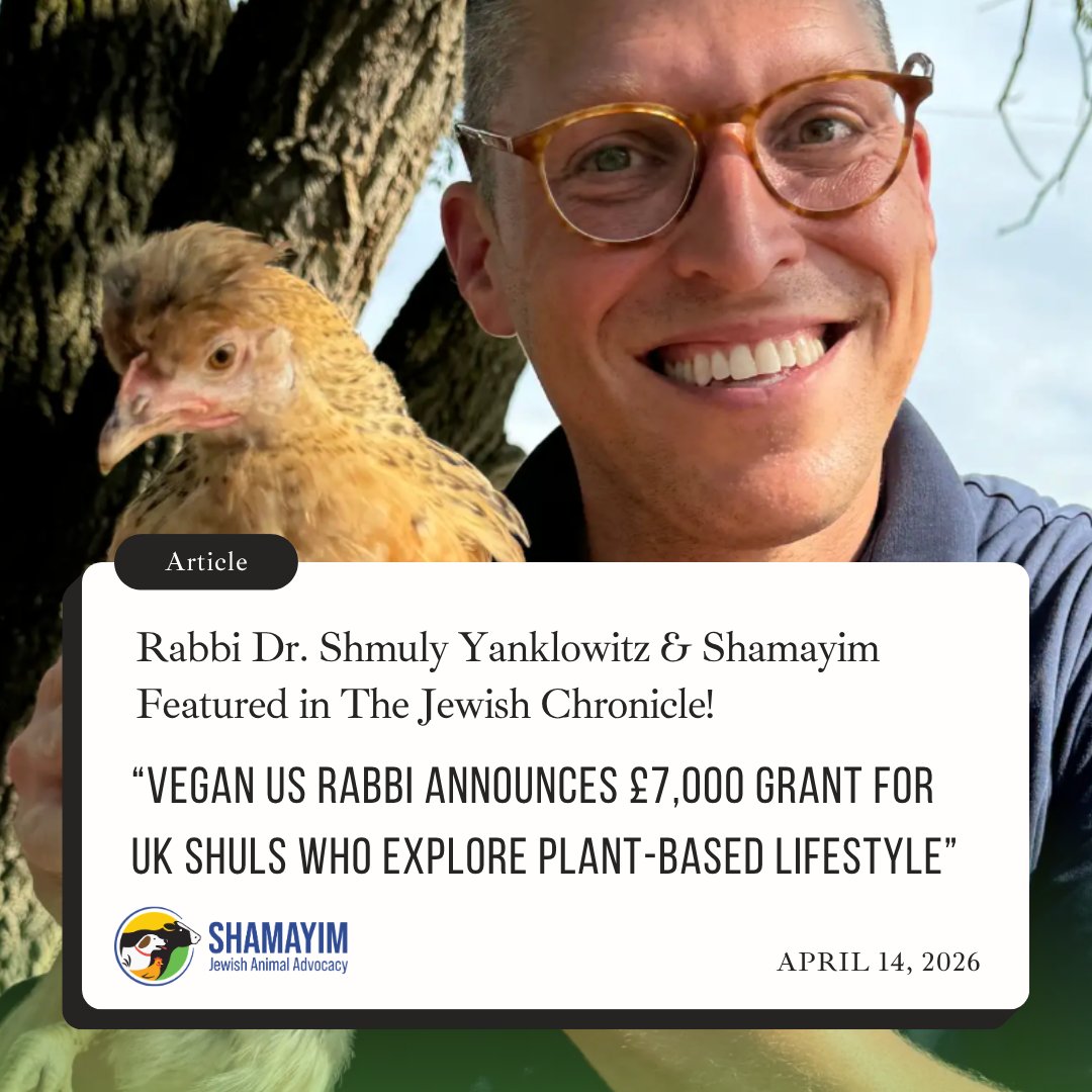Shamayim: Jewish Animal Advocacy tweet media