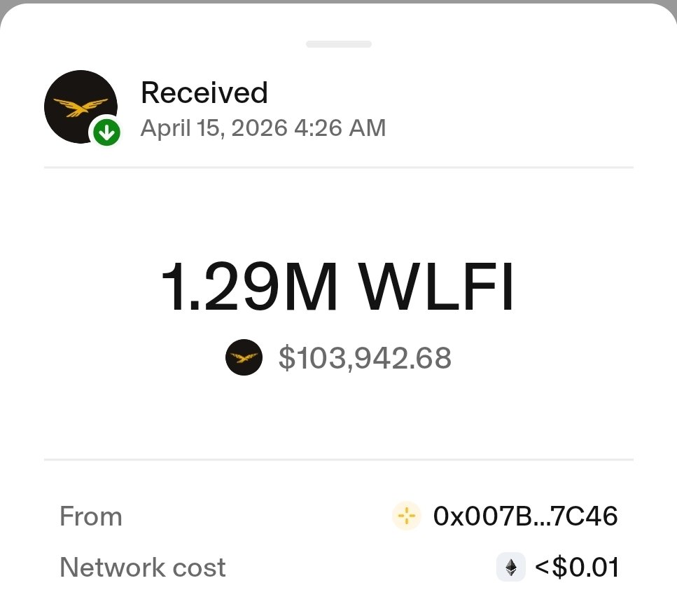 Liberty_Chain's tweet photo. We just added 1,292,357.3 $WLFIB 🚀

While everyone panic sells…
we’re deep in accumulation mode 🧠💰

This is about to get interesting 👀
Target: 1 USD1

And you? Still panic selling?

We are bullish.
We are Eagles 🦅 https://t.co/0tlug4rCkU