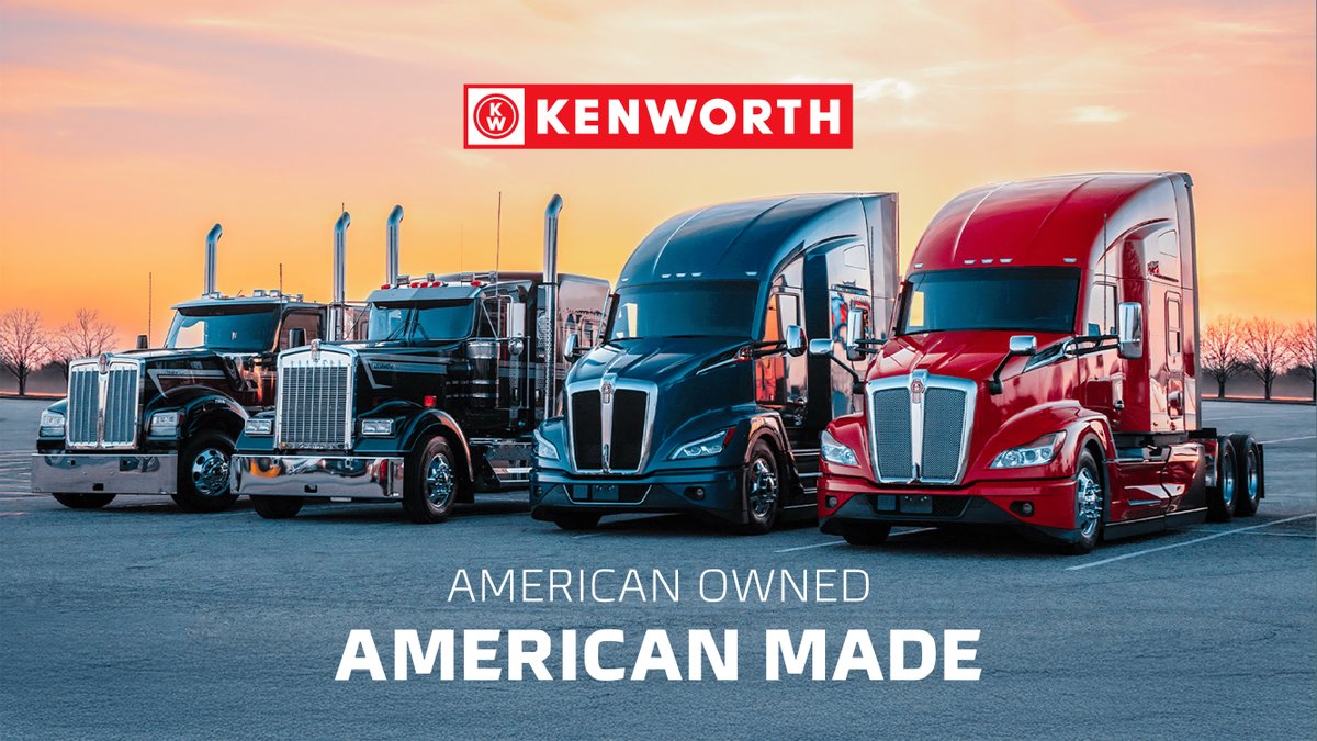 Wallworktrucks's tweet image. 📢 AMERICAN OWNED, AMERICAN MADE

#Kenworth is:
🇺🇸 100% assembled in the United States — Chillicothe, OH and Renton, WA
⚙️ 800+ American suppliers feeding a domestic supply chain
💰 Zero import tariff exposure on assembly
🛡️ Legendary quality that's kept resale values at the top