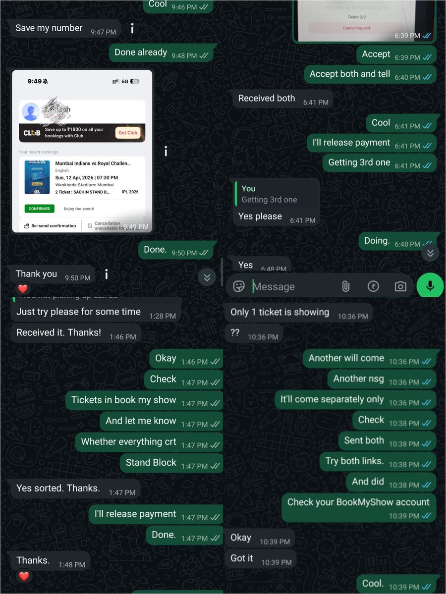 Event tickets tweet media