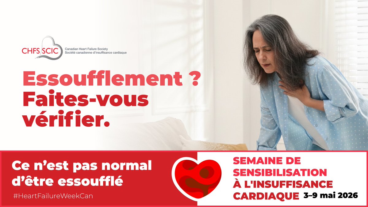 coeuretavc's tweet photo. Pendant la Semaine #heartfailureweekcan, prenons le temps d'éduquer, de soutenir et de sensibiliser pour une meilleure compréhension et prise en charge de cette condition.
Visitez https://t.co/4cSX3H4aGY pour en savoir plus. https://t.co/O05TboAOig