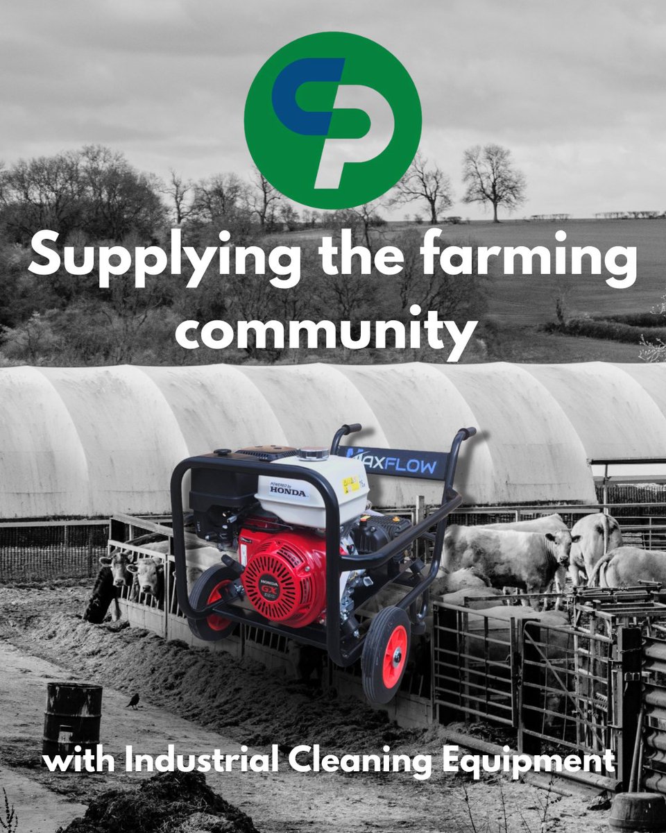 CP_Industrial's tweet image. We are proud to support and supply the farming community in the #burnley region and beyond with industrial cleaning equipment.
Call us on 07300 516 939 to see how we can assist you.
Or email craig@cpindustrialcleaningequipment.co.uk 

#farmingcommunity #farminglife #cleaning