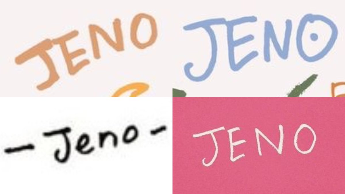 have we ever appreciated how consistently adorable jeno’s english handwriting is 🥹