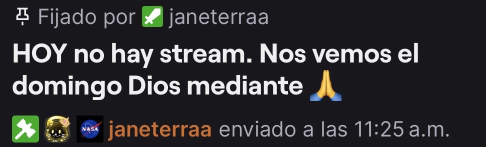 📢 || Título actualizado, no stream hoy, hasta el domingo!🙏