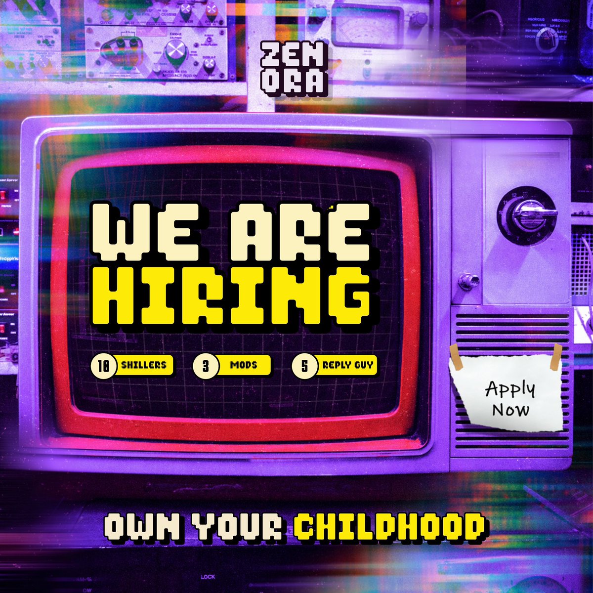 🚨WE ARE HIRING🚨

We’re looking for:
Shillers
Mods
Reply Guys

💰 Compensation:
$10 - $30 / week
Flexible payment system:
Paid upfront (when selected)
OR at TGE

✅ Requirements:
Active on X (Twitter)
Minimum 1,000 followers
NOT a bot
Real engagement
Not shadowbanned