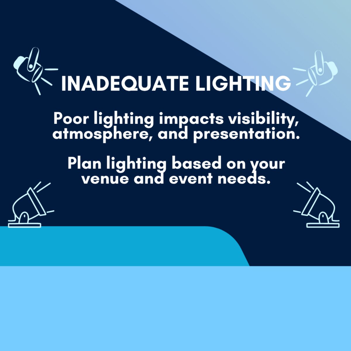 AcuityEventProd's tweet image. Great events start with proper planning.

Audio, lighting, coordination—don’t overlook the essentials.

Save this for your next event.

#AVProduction #EventChecklist #EventSuccess #PlanSmart #EventsDoneRight