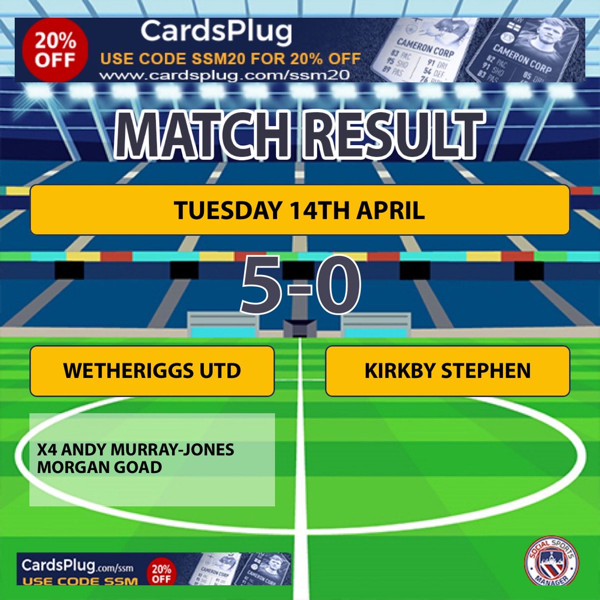 Match report from last nights first team win against Kirkby Stephen!

#UpTheRiggs
🔴⚪️🔴⚪️