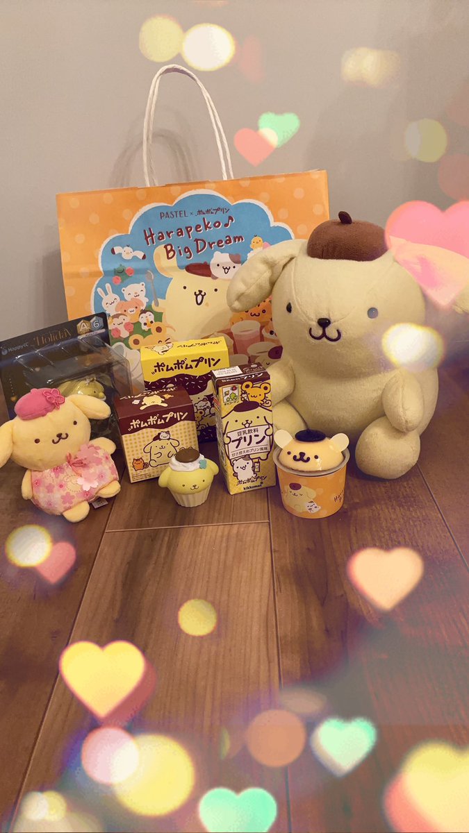 strobo11flower's tweet photo. プリン誕生日おめでとう！
ずっとずっと大好き〜⸜(*ˊᗜˋ*)⸝🍮❤️

 #サンリオキャラにおめでとう 
 #ポムポムプリン https://t.co/Ki0K937Fcr