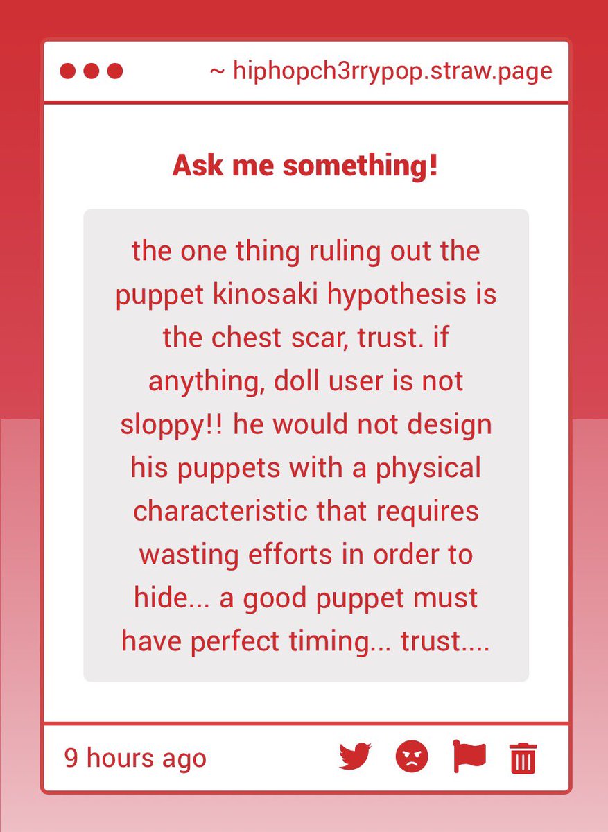 hiphopch3rrypop's tweet image. for me it’s part of what adds to it 😭😭💔💔 i don’t think it would be like he’s totally a puppet and never been a person, current theory for me is artificial heart which forces him under doll user’s control