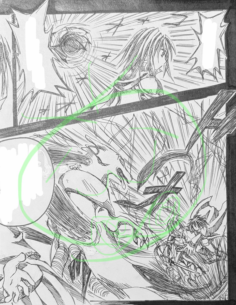 72番目のアイリス、五話で一区切りだなと思っていますが、あと２ページの予定です
それでちょうど100ページ……

ずっと前に創作で漫画を描こうとした時のやつが出てきたので載せてみます
この時は6ページほど描いて挫折しました
自分には漫画は無理だって思ったので、今また描いているのが不思議です