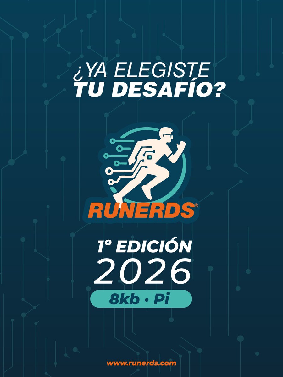 runerds's tweet photo. ¿Y vos ya elegiste tu desafío? 

Cada vez falta menos 🙌🏻

#running  #carreratech #vamosrunerds https://t.co/Nlkx4IIcIb