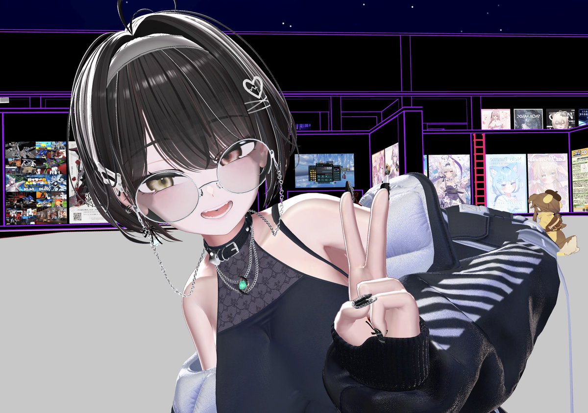 Ryu_Lye's tweet image. VRChatに行けばこういう女から初心者案内されるよ。
#VRChat