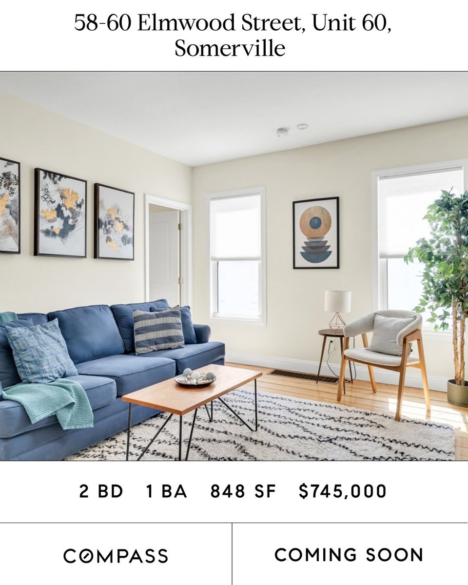 Dana_SchaeferRE's tweet photo. Discover urban living at its finest at 58-60 Elmwood, Unit 60 in Somerville, MA! 🌟 Nestled in the heart of a vibrant community, this home offers the perfect blend of modern comforts and city charm.

For additional information, please visit https://t.co/sHkaf43McG https://t.co/A83YcNnleI