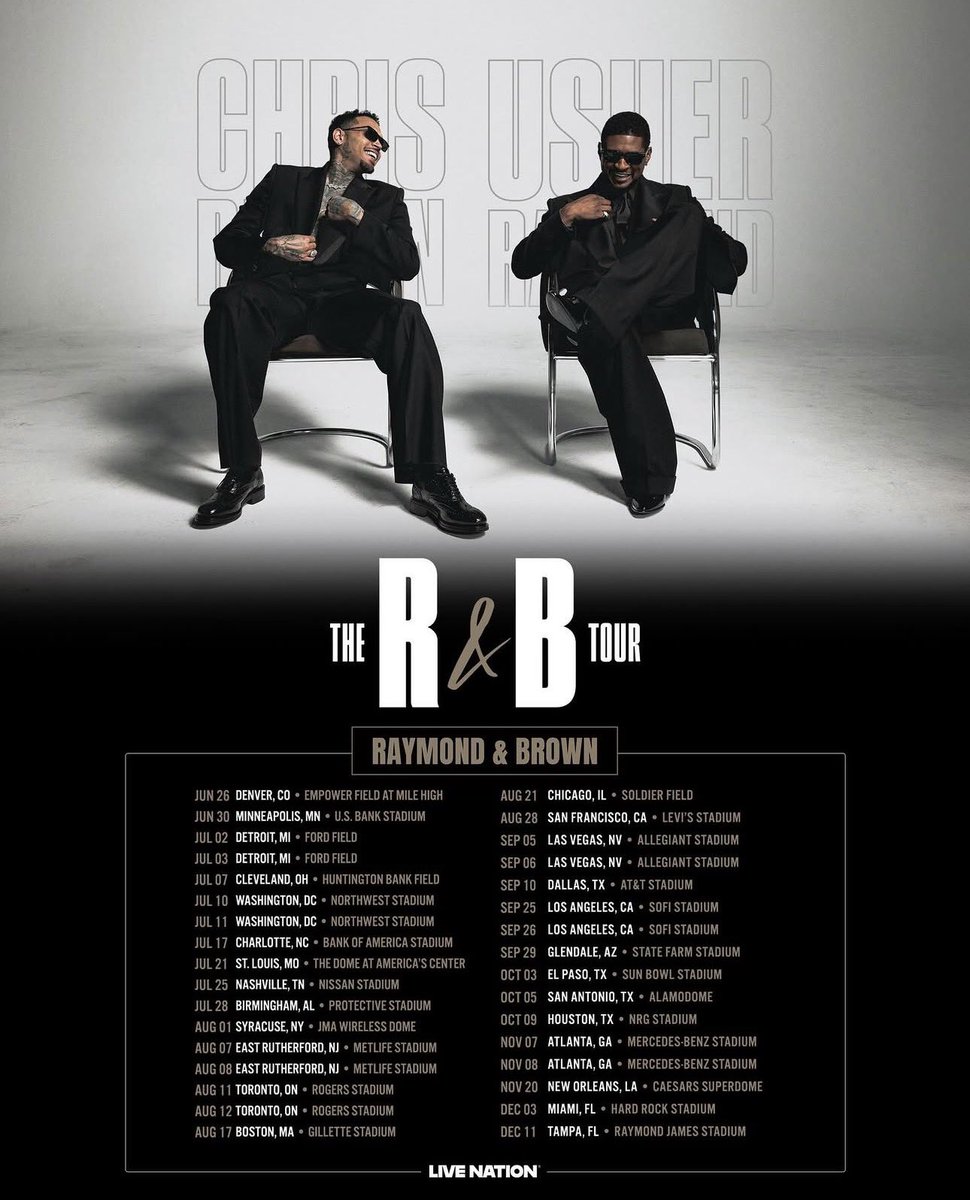 MAG_STARS_'s tweet photo. Chris Brown × Usher ANNONCENT UNE TOURNÉE COMMUNE LE RNB CONTINUE DE CHANGER DE DIMENSION.
LES LÉGENDES NE TOURNENT PLUS SEULES… LES COLLABORATIONS PRENNENT LE POUVOIR. ET SI BREEZY & USHER DÉBARQUENT EN EUROPE… ÇA VA ÊTRE HISTORIQUE 👀
#ChrisBrown #Usher #RnB #Tour #magstar https://t.co/UeHyAkYxy7