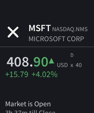Banana3Stocks's tweet photo. $MSFT

MSFT - is up 40 points since this post 👀 

💜🍌🍌🍌 https://t.co/mbik7nWyov