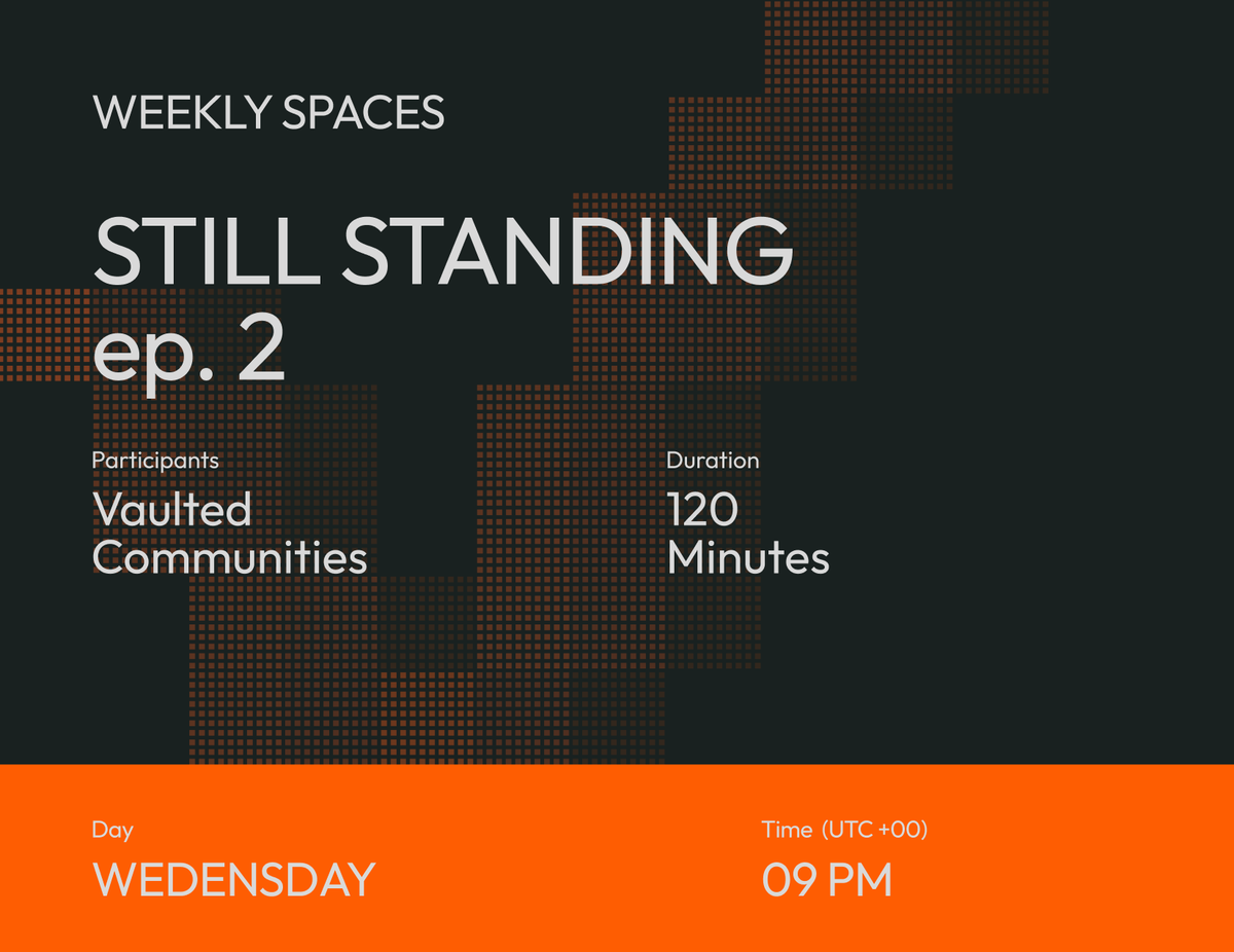 The_DexVault's tweet image. There he is. The legendary @STACCoverflow joining us today. 

Come ye sinners poor and wretched! 

x.com/i/spaces/1lJQR…

#DexVault #VAULT