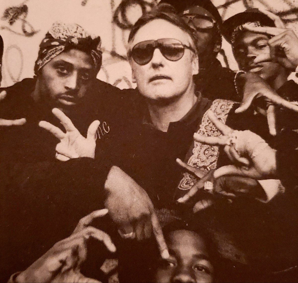 ClassicHBOGuide's tweet photo. Released #OTD in 1988 in U.S. theaters, the Dennis Hopper directed gang film COLORS starring Sean Penn and Robert Duvall - newspaper ad, original #VHS box cover, behind the scenes stills #film #movies #1980s #anniversary #LosAngeles #LAPD #crips #bloods https://t.co/Mz8kyaB6H5
