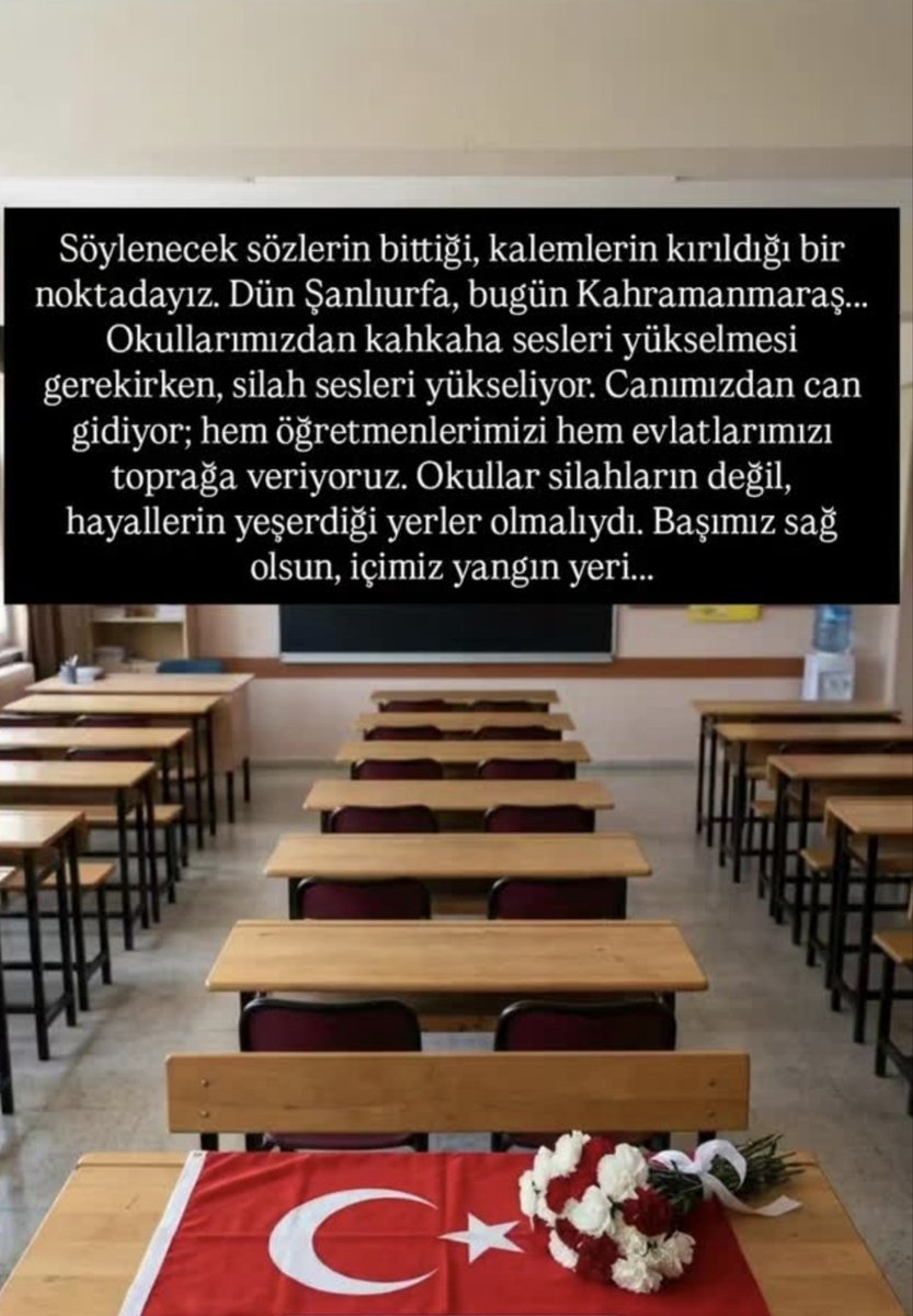 gencakademi68's tweet photo. Başımız sağolsun. 🥀
#kahramanmaraş #siverek https://t.co/Ju4BzbOteT