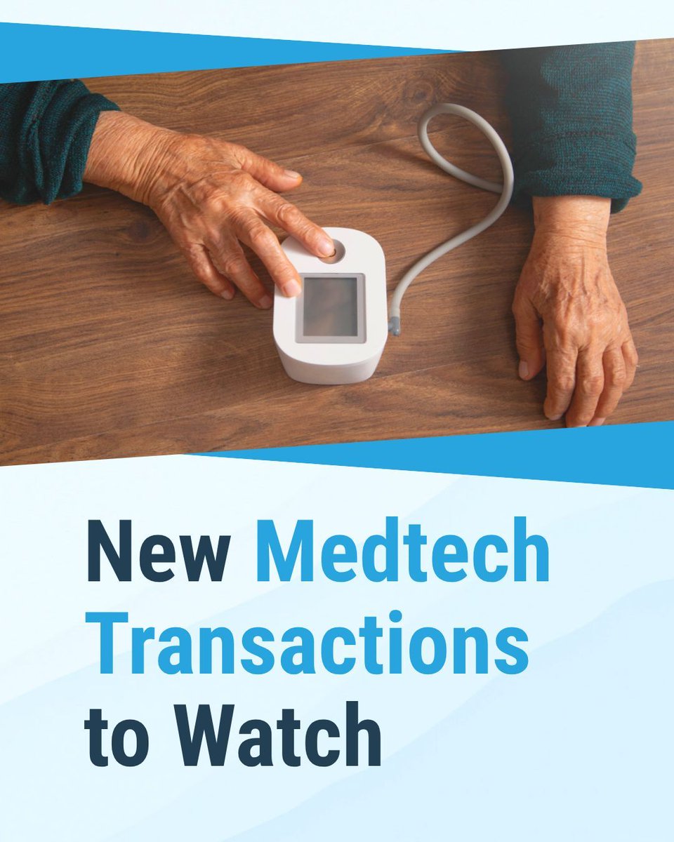 Xtalks's tweet image. Medtech M&amp;amp;A activity in 2026 spans diagnostics, cardiovascular devices, manufacturing and imaging. Explore the latest transactions added to our roundup at buff.ly/ieomiP1 by @soumya2390.

#MedtechMA #MedicalDevices #Diagnostics #MedtechIndustry