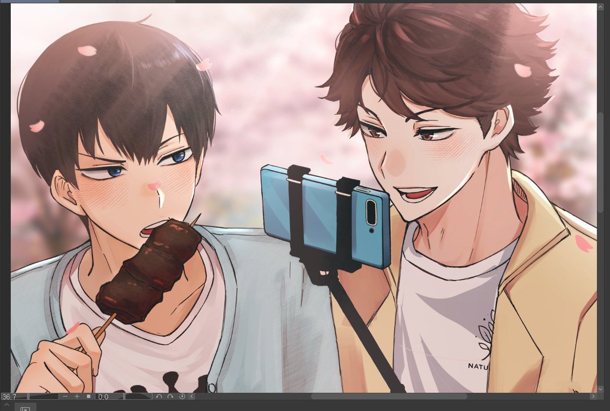 꽃 떨어지기전에는 완성 시키고 싶었는데~~~